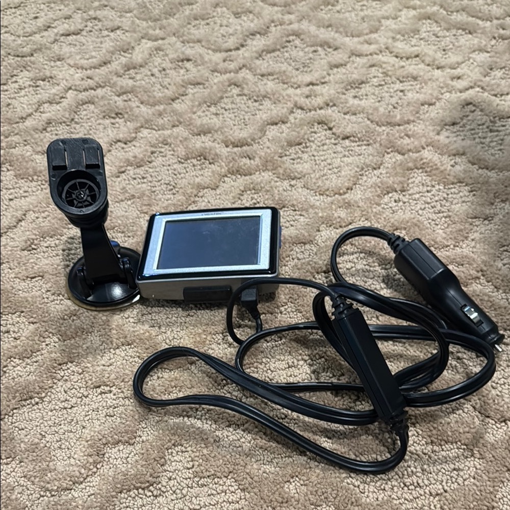 Car Black On-Dash Camera with GPS Unit and Mount